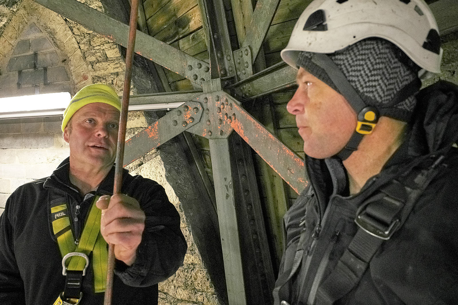 Außenarbeiten Kirchturm Bild 5